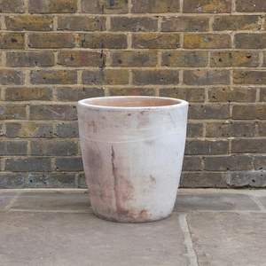 Antique Stone Handmade Vase Planter (D44cm x H46cm) Outdoor Plant Pot - image 2