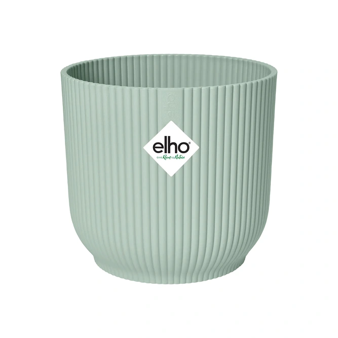 Elho Eco-Plastic Sorbet Green (Pot Size 9cm) Indoor Plant Pot Cover - image 2