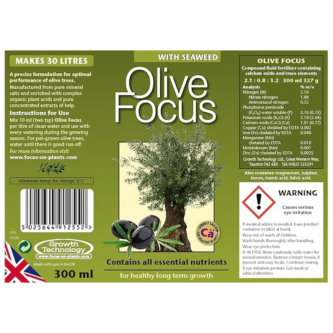 Olive Focus Feed (300ml) Olive Tree Plant Food - image 2
