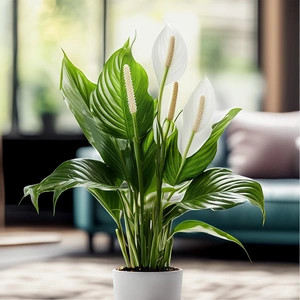 Spathiphyllum 'Sweet Chico' (Pot Size 13cm) Peace Lily - image 2