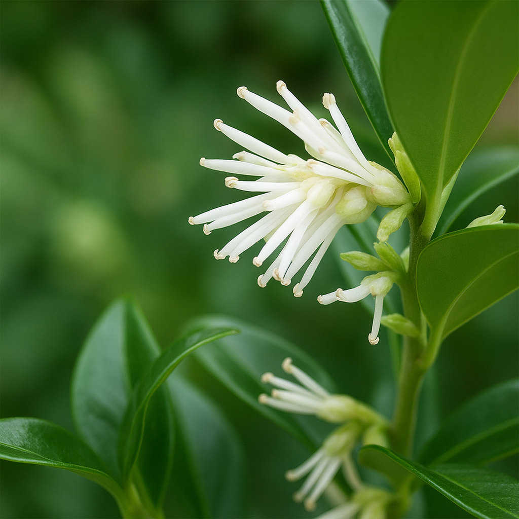 sarcococca close up