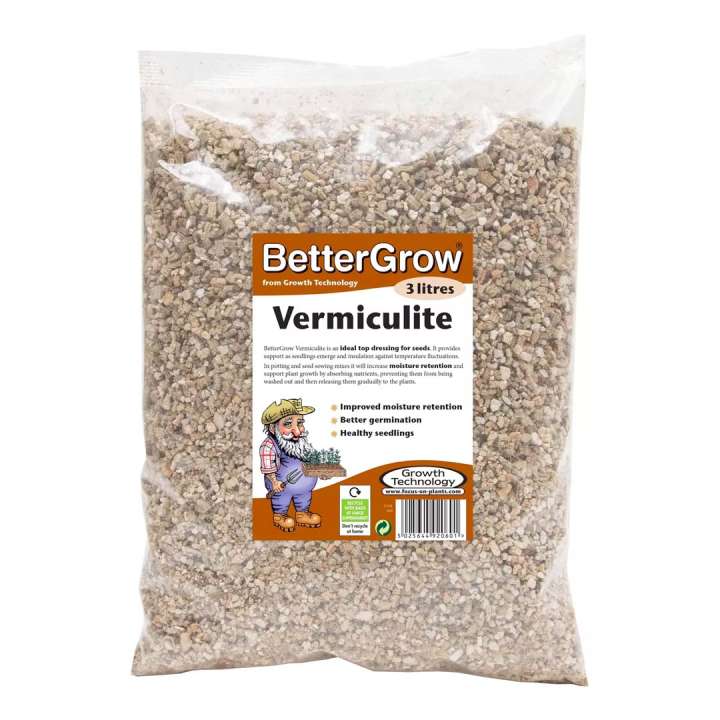 Vermiculite by Growth Technology 3L at Boma Garden Centre Kentish Town London