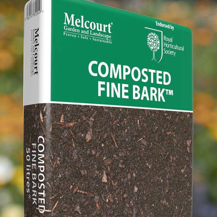 Melcourt Composted Fine Bark for Mulching at Boma Garden Centre
