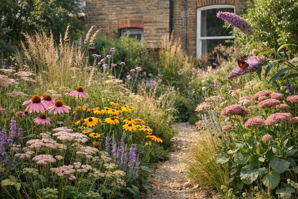 Naturalistic garden planting by Boma Garden Centre