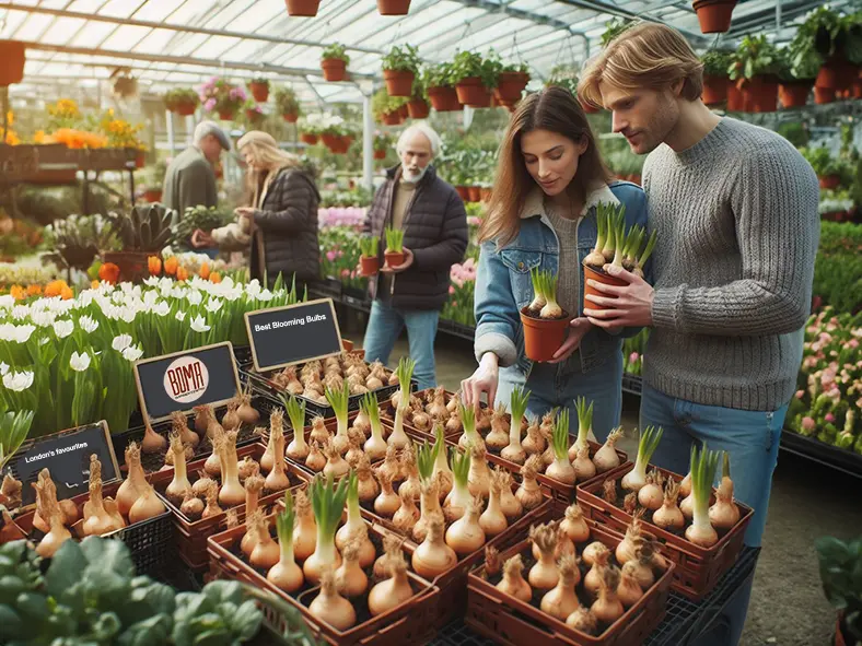 From Dull to Dazzling: Boma's Potted Bulb Parade