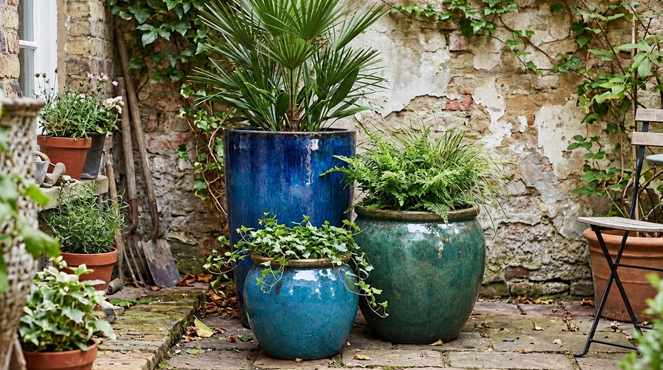 Space-Saving Ways to Arrange Pots in a Small Garden