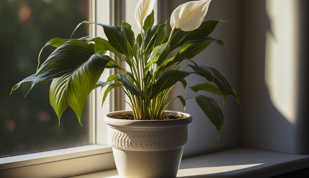 Spathy Spathiphyllum is the Serene Indoor Autumn Companion