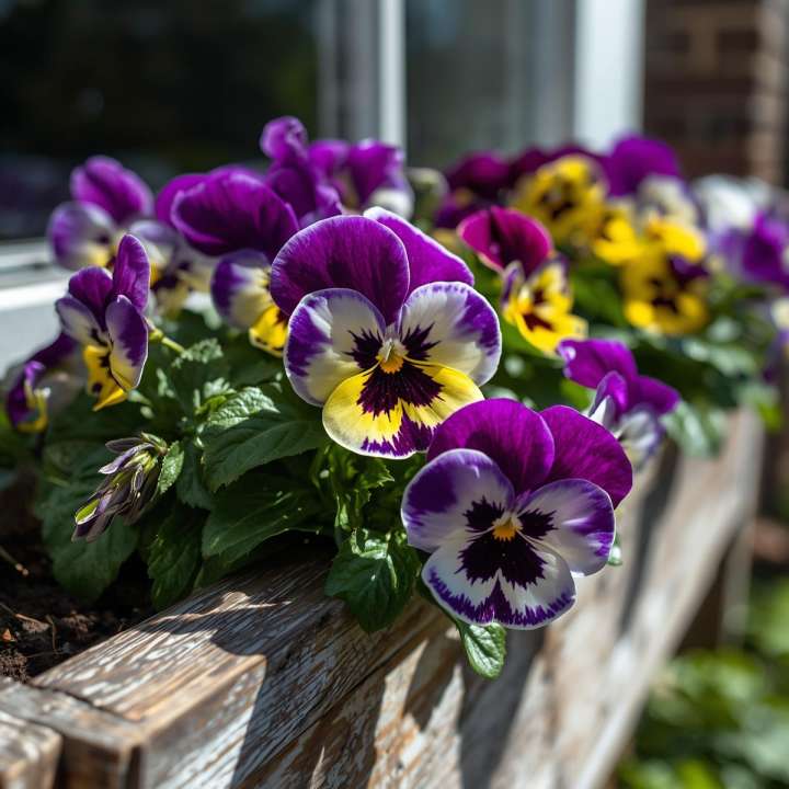 Pansy and Viola at Boma Garden Centre, Kentish Town