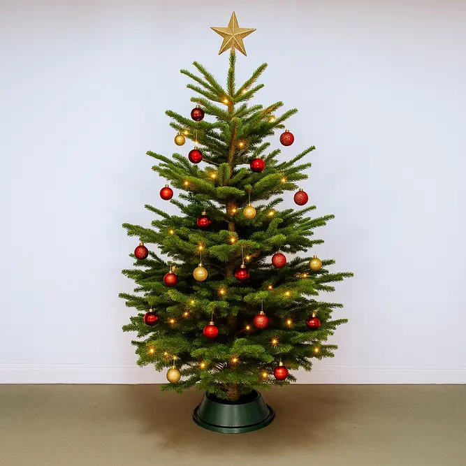 5-6Ft Noble Fir Premium (150-180cm) Real Cut Christmas Tree - image 4