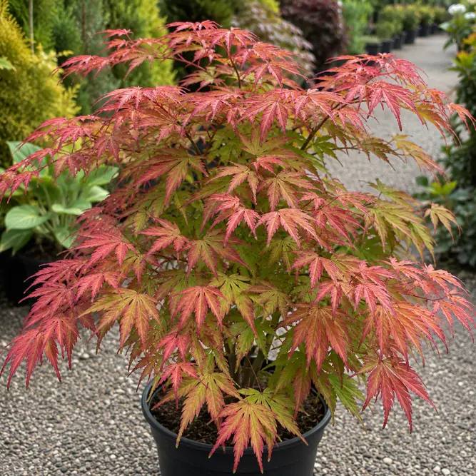 Acer palmatum ‘Festival’ (Pot Size 3L) Japanese Maple