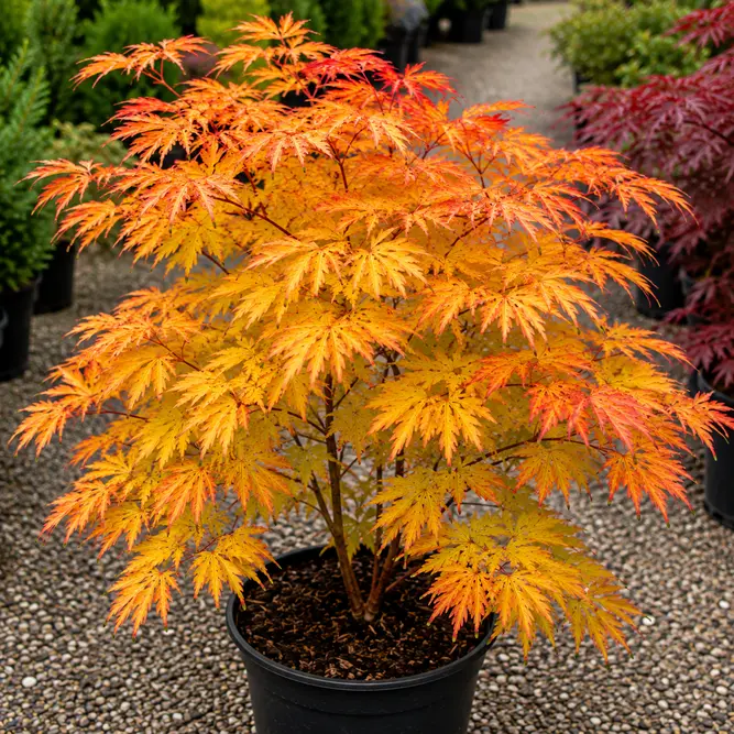 Acer palmatum ‘Orange Dream’ (Pot Size 3L) Japanese Maple