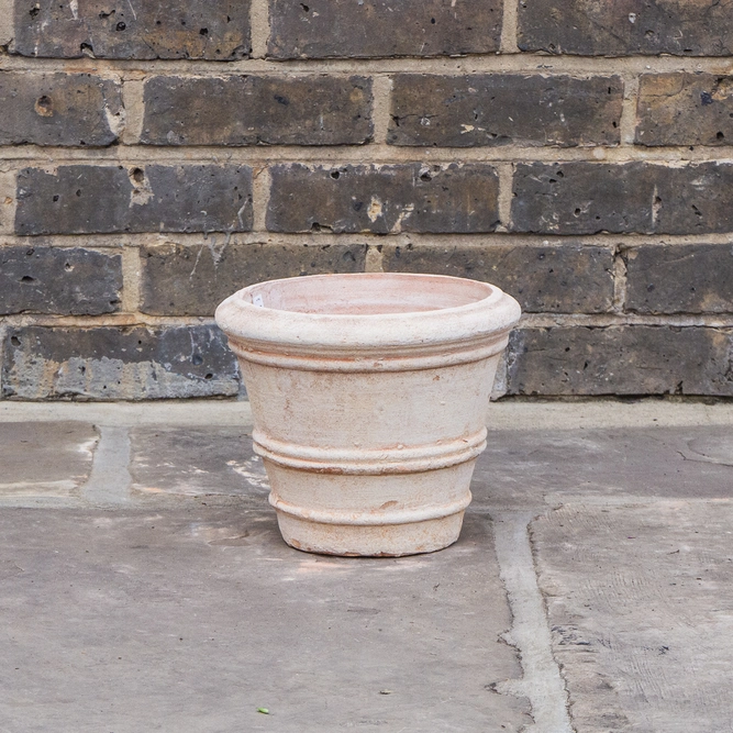 Aged Terracotta Handmade Coni Planter (D24cm x H20cm) Outdoor Plant Pot - image 2