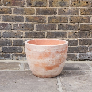 Aged Terracotta Handmade Egg Planter (D40x33cm) Outdoor Plant Pot - image 2