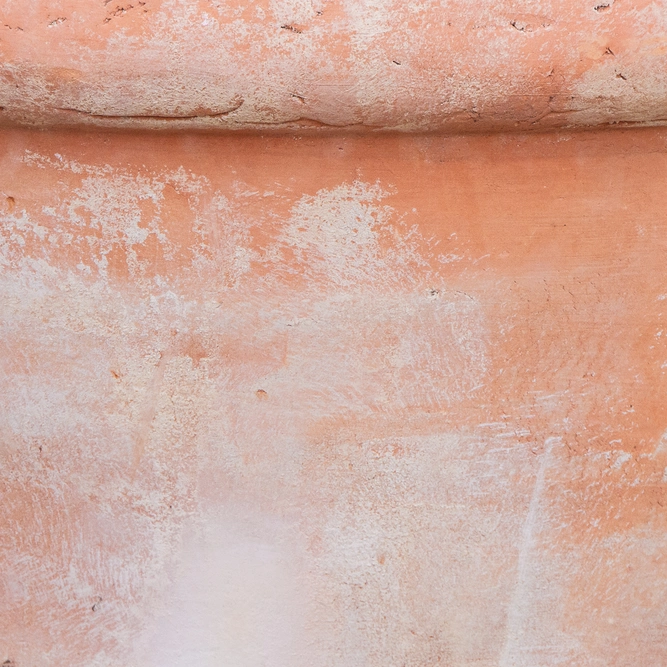Aged Terracotta Lip Planter (D38cm x H34cm) Handmade Outdoor Plant Pot - image 2