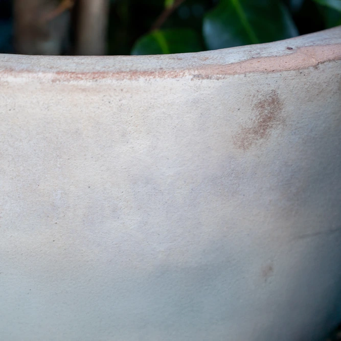 Aged Terracotta Planter - Colburn (D43xH48cm) Handmade Outdoor Pot - image 2