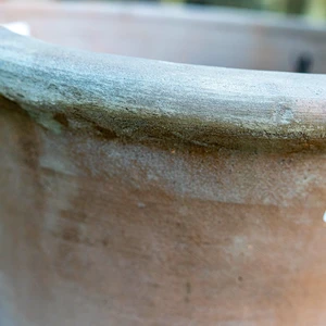 Aged Terracotta Planter - Cortona (D33xH27cm) Handmade Outdoor Pot - image 2