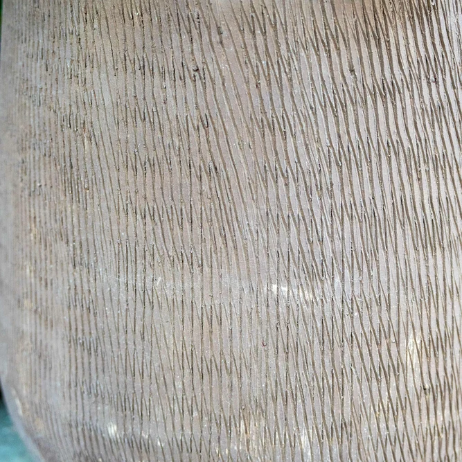 Aged Terracotta Planter - Linen (D54xH54cm) Handmade Outdoor Pot - image 2