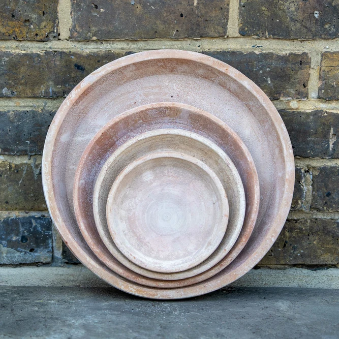 Aged Terracotta Saucer - Alicia (D34cm) Outdoor Pot Saucer - image 1