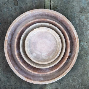Aged Terracotta Saucer - Alicia (D34cm) Outdoor Pot Saucer - image 2