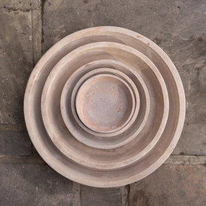 Antico Aged Terracotta Saucer (D16cm) Handmade Outdoor Plant Pot Saucer - image 2