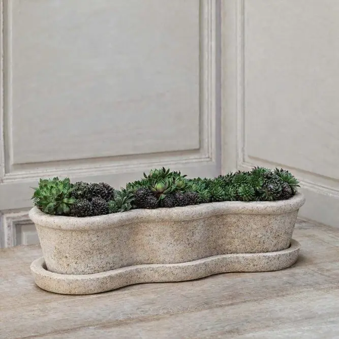Antico Costa Aged Terracotta Window Box (W84xD16xH10cm) Outdoor Plant Pot