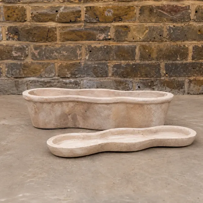 Antico Costa Aged Terracotta Window Box (W84xD16xH10cm) Outdoor Plant Pot - image 3