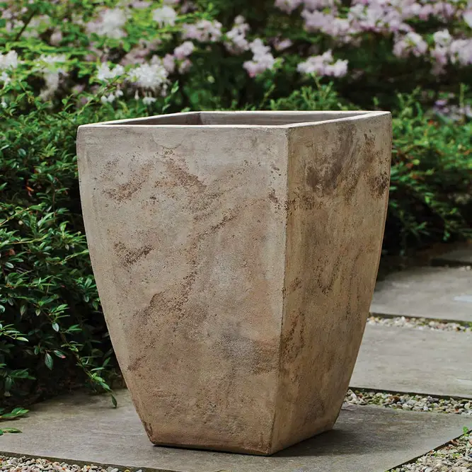 Antico Mera Aged Terracotta Pot (D44x44x24cm) Handmade Outdoor Planter