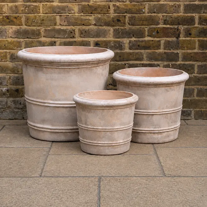 Antico Orangerie Terracotta Planter (D47cmx39cm) Handmade Outdoor Plant Pot - image 1