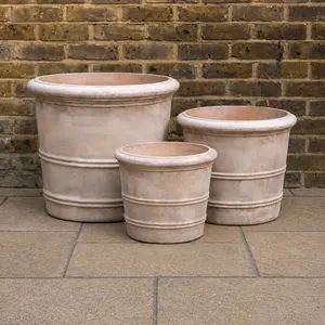 Antico Orangerie Aged Terracotta Planter - Handmade Outdoor Plant Pot