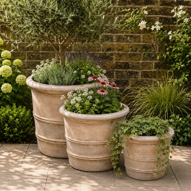 Antico Orangerie Terracotta Planter (D47cmx39cm) Handmade Outdoor Plant Pot - image 2