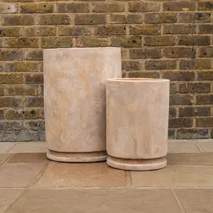 Antico Posada Aged Terracotta Planter - Handmade Outdoor Plant Pot