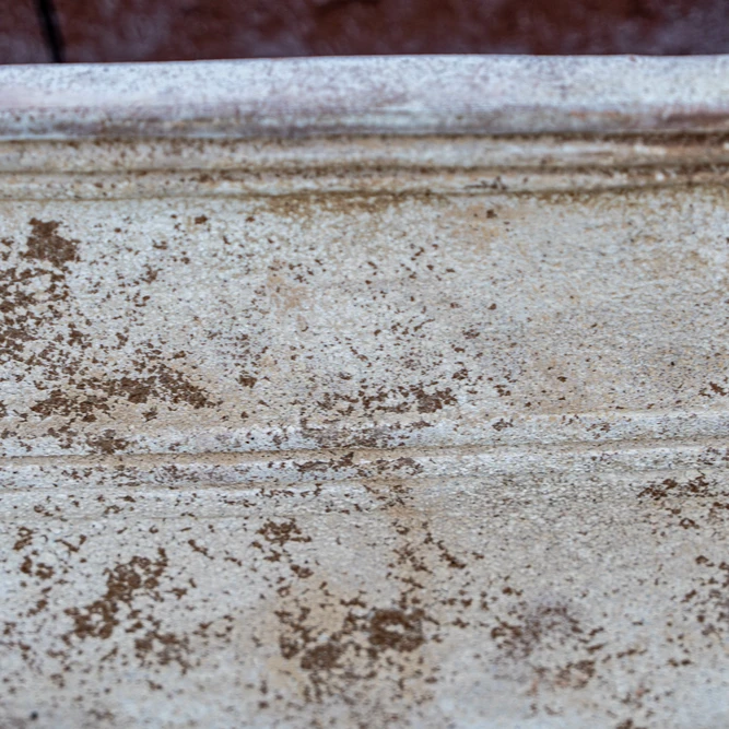 Antico Ribbed Aged Terracotta Trough (W75cmxH37xD37) Outdoor Plant Trough - image 2