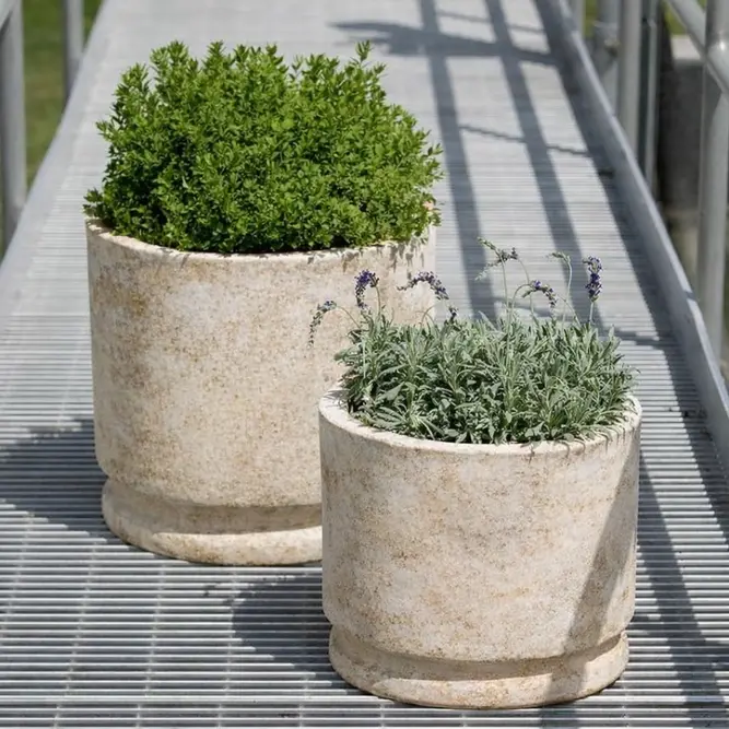 Antico Sombra Planter (D50x45cm) Handmade Outdoor Plant Pot - image 3