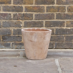 Antique Stone Handmade Cache Planter (D29cm x H28cm) Outdoor Plant Pot - image 2