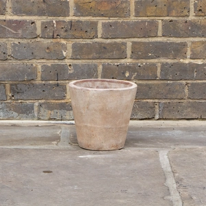 Antique Stone Handmade Cache Planter (D23cm x H23cm) Outdoor Plant Pot - image 2