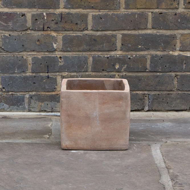 Handmade Antique Sand Cube Pot Size D23cm x H23cm Outdoor Plant - image 2