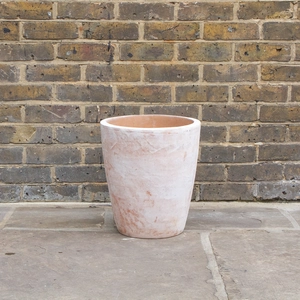 Antique Stone Handmade Vase Planter (D35cm x H39cm) Outdoor Plant Pot - image 2