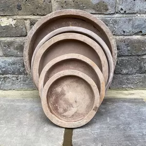 Antique Stone Saucer 22cm - image 1