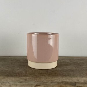 Ava Pink Glaze (D10cm x H11cm) Indoor Plant Pot Cover - image 1