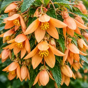 Begonia boliviensis ‘Waterfall Apricot’ (Pot size: 12cm)Trailing Begonia