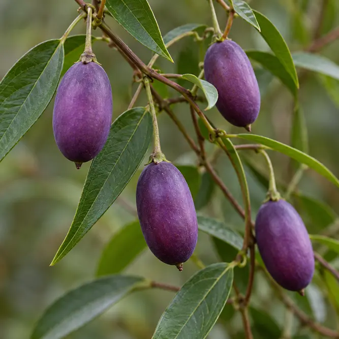 Billardiera longiflora (Pot Size 3L) Purple Apple Berry