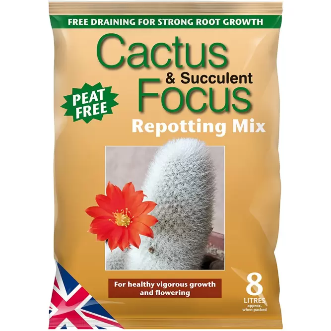 Cactus & Succulent Focus Repotting Mix 8L Peat Free - image 1