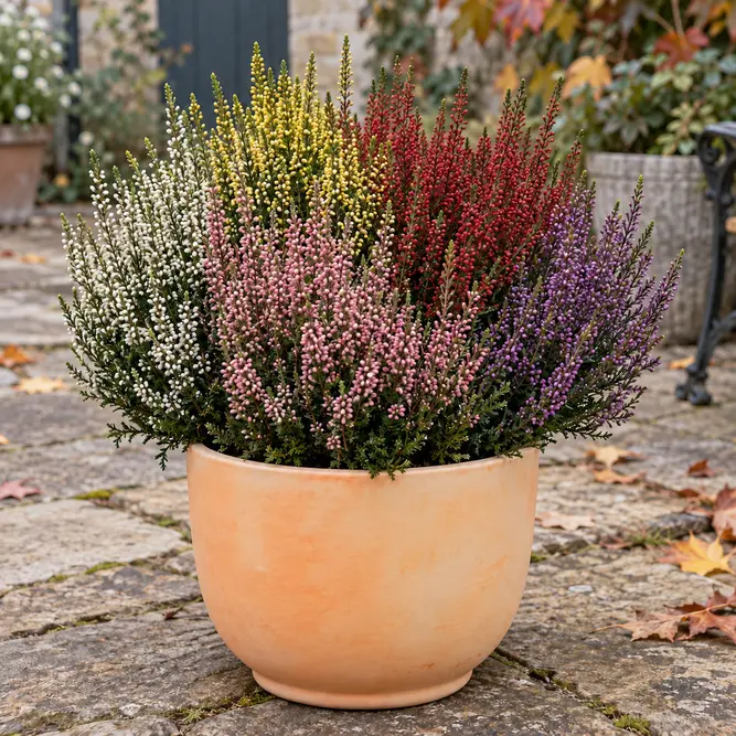 Calluna vulgaris 'Beauty Ladies' High Five (Pot Size 17cm) Ling Heather