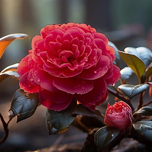 Camellia japonica 'Femme Fatale'