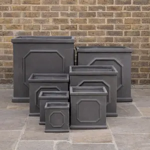 Chelsea Square Planter - Fibreclay Square Outdoor Planters