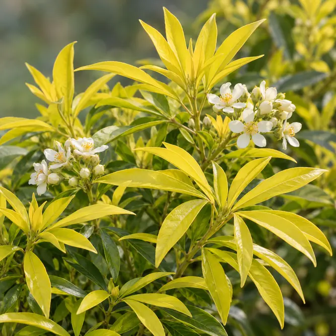 Choisya 'Gold Star' (Pot Size 3L) - Mexican Orange Blossom