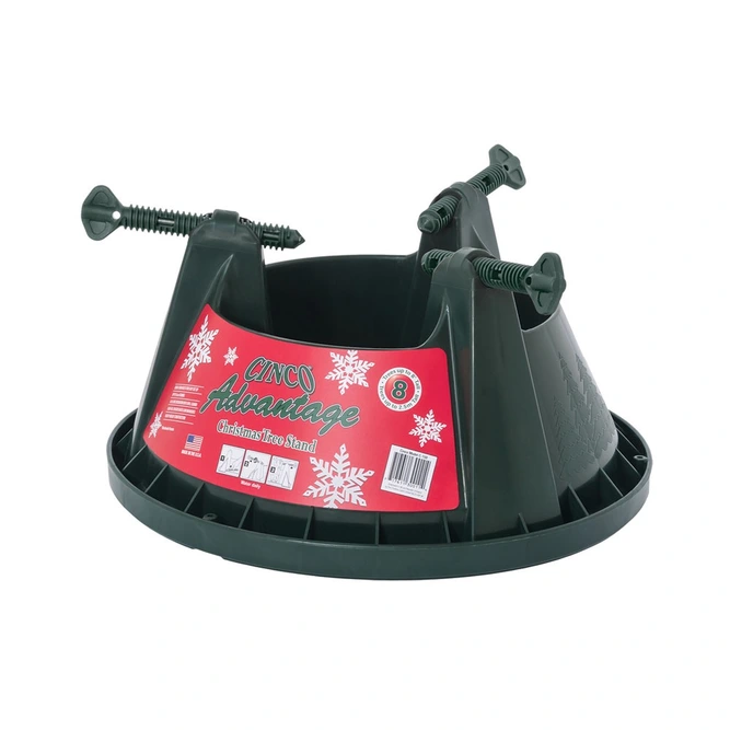 Cinco 8 Christmas Tree Floor Advantage Stand - (For Trees Up to 2.4m - 8ft) - image 1