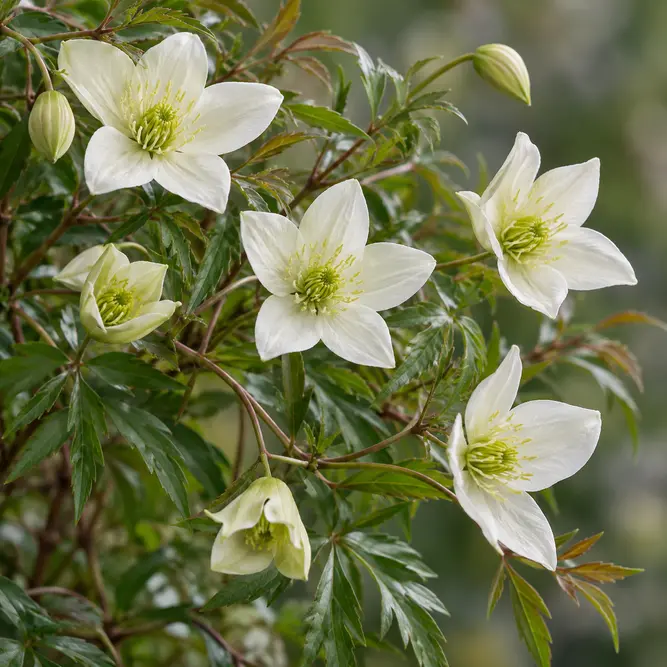 Clematis Early Sensation (Pot Size 5L) - Clematis cartmanii