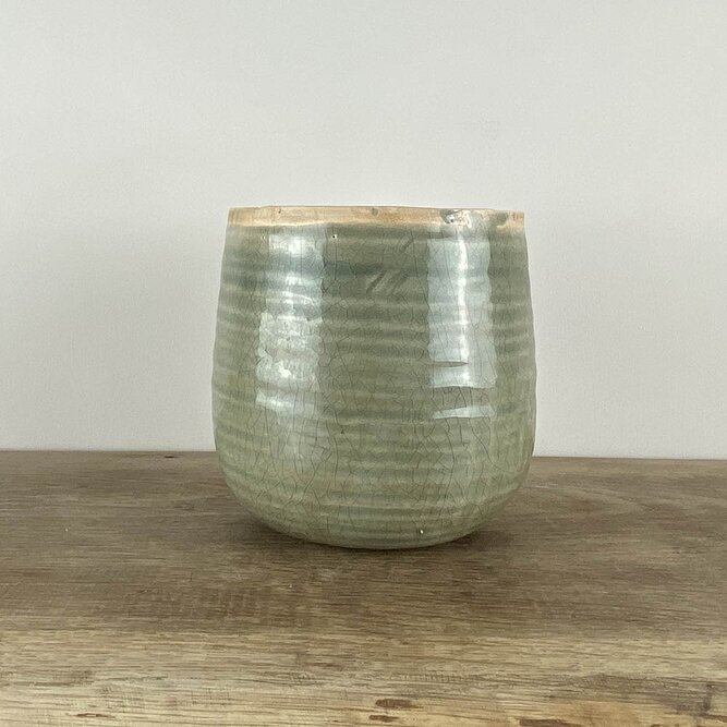 Como Mint (D14cm x H15cm) Indoor Plant Pot Cover - image 1