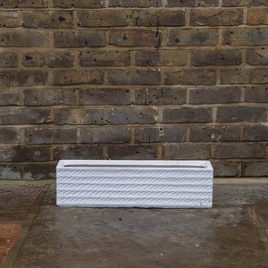 Corda Trough White 58cm x 15cm x 15cm - image 2